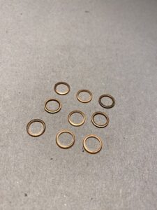 Kupferringe ( 9 Stk )