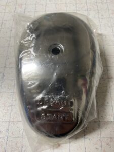 Luftfiltergehäusedeckel Chrom