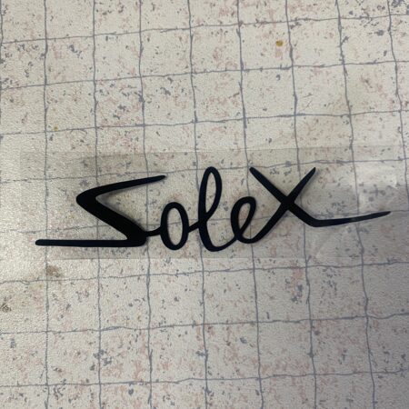 Kleber Set Rahmen schwarz 25x100mm